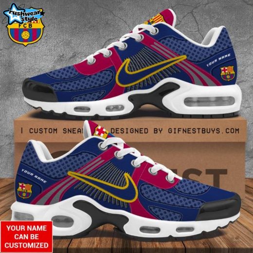 Personalized Barcelona FC Air Max Shoes – Custom Soccer Fan Sneakers