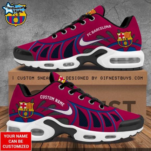 Personalized Barcelona FC Air Max Shoes – Soccer Club Fan Footwear