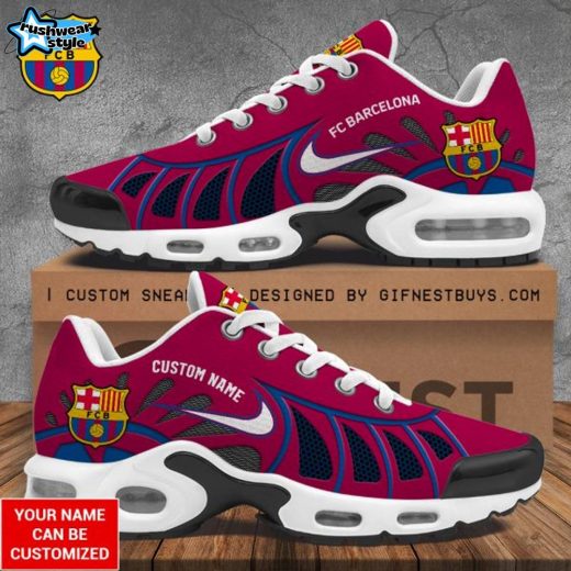 Personalized Barcelona FC Air Max Shoes – Soccer Club Fan Footwear