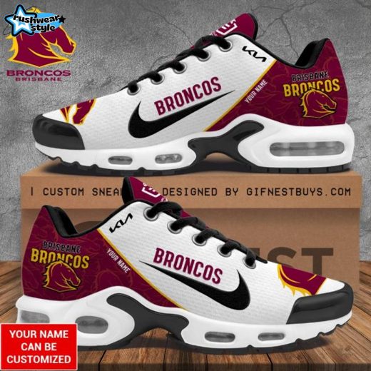 Personalized Brisbane Broncos Air Max Shoes – Rugby League Fan Footwear