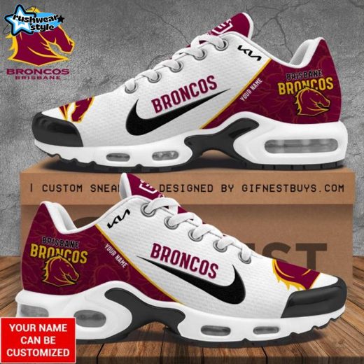 Personalized Brisbane Broncos Air Max Shoes – Rugby League Fan Footwear