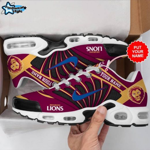 Personalized Brisbane Lions Air Max Shoes – AFL Team Fan Sneakers