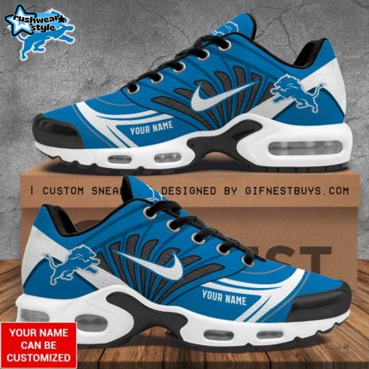 Personalized Detroit Lions Air Max Shoes – Custom NFL Fan Sneakers