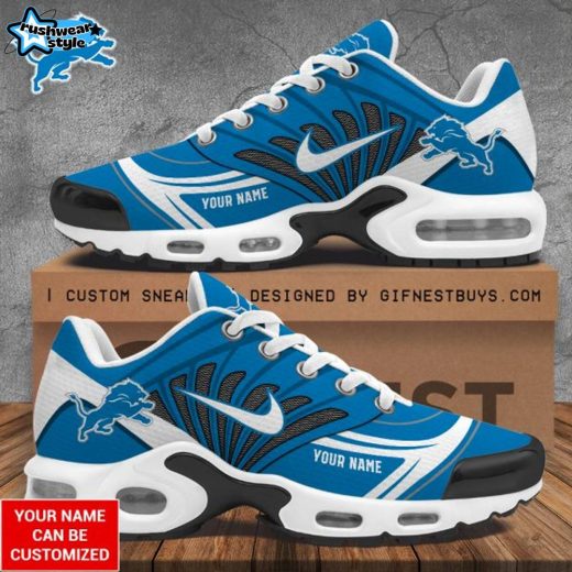 Personalized Detroit Lions Air Max Shoes – Custom NFL Fan Sneakers