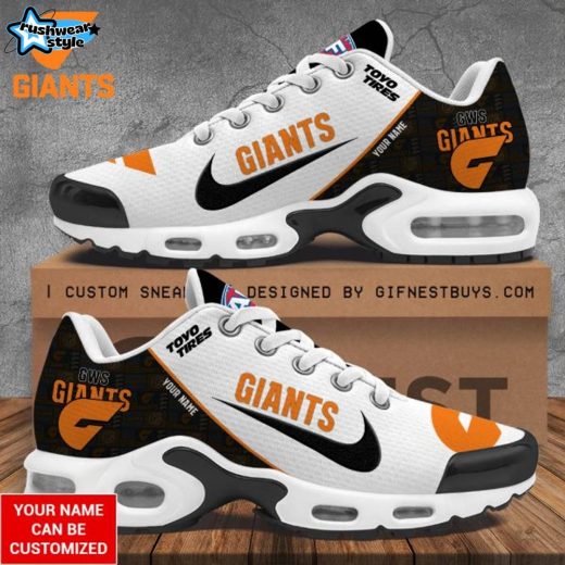 Personalized Greater Western Sydney Giants Air Max Shoes – Custom AFL Team Sneakers