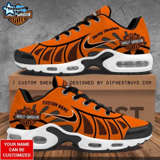 Personalized Harley Davidson Air Max Shoes – Custom Motorcycle Fan Sneakers