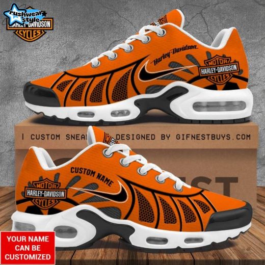 Personalized Harley Davidson Air Max Shoes – Custom Motorcycle Fan Sneakers