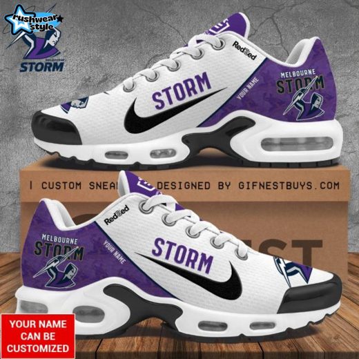 Personalized Melbourne Storm Air Max Shoes – Custom Rugby Fan Sneakers