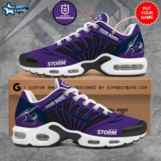 Personalized Melbourne Storm Air Max Shoes – Rugby Team Custom Footwear