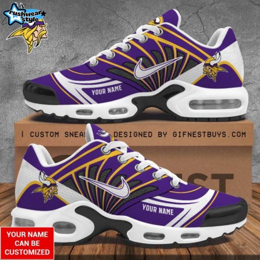 Personalized Minnesota Vikings Air Max Shoes – Custom NFL Team Sneakers