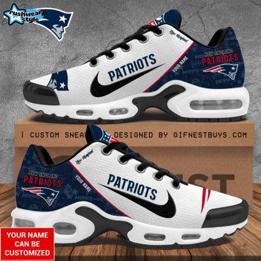 Personalized New England Patriots Air Max Shoes – NFL Team Fan Sneakers