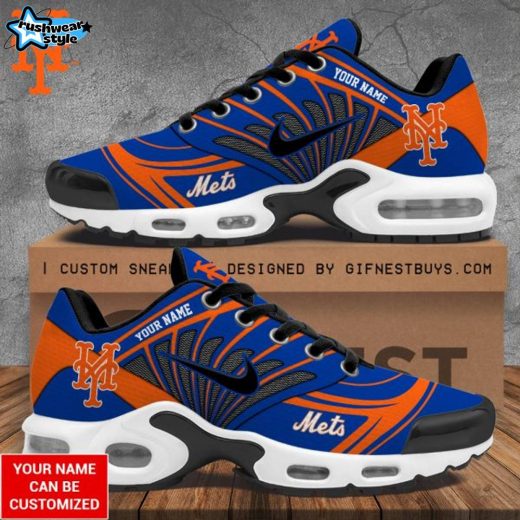 Personalized New York Mets Air Max Shoes – MLB Team Fan Sneakers