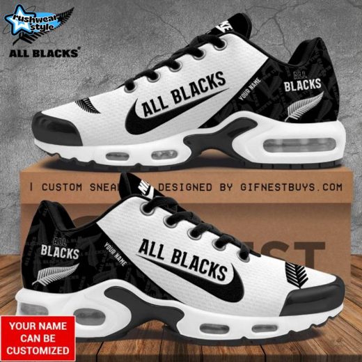 Personalized New Zealand National Rugby Union Team All Blacks Air Max Shoes – Rugby Fan Gear