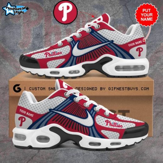 Personalized Philadelphia Phillies Air Max Shoes – Custom Baseball Fan Shoes