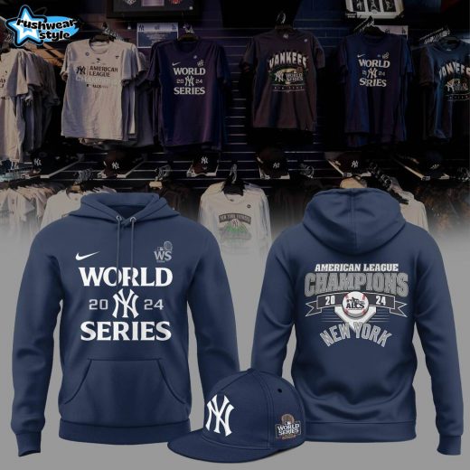 ALCS Champion New York Yankees Hoodie Apparel – American League Champions | 2024 Playoff Merchandise