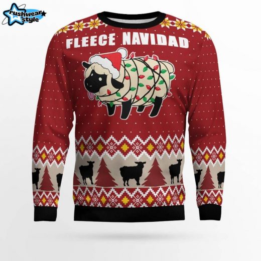 Fleece Navidad Ugly Christmas Sweater – Funny Spanish Christmas Sweater