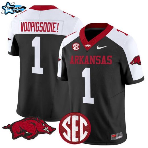 Men’s Arkansas Razorbacks Vapor Limited Jersey – All Stitched