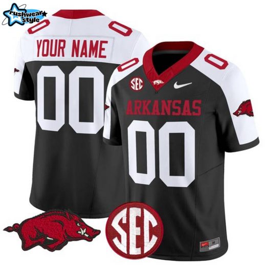 Men’s Arkansas Razorbacks Vapor Limited Jersey – All Stitched