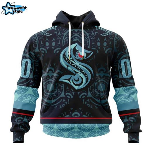 Seattle Kraken Indigenous People Night Hoodie ST2401 – Special Edition NHL Pullover