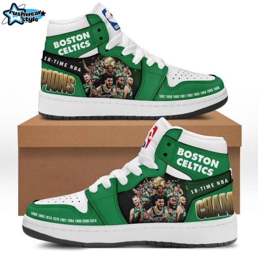 Boston Celtics 18-Time NBA Finals Champions Sneaker Shoes