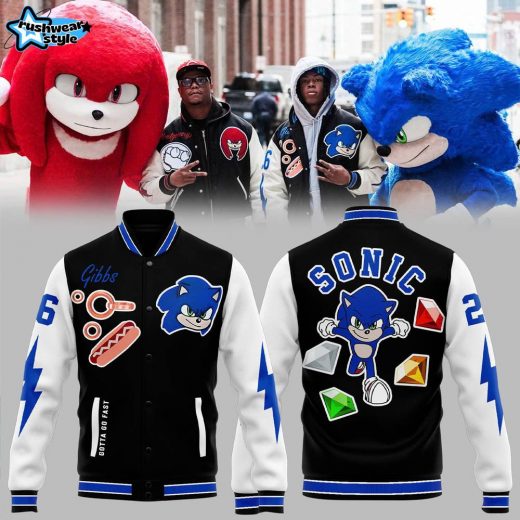 Detroit Lions Sonic & Knuckles Premium Limited Jacket (Sonic Gibbs)