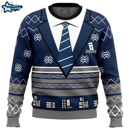 Felix Richter Holiday Formal Dead by Daylight Ugly Christmas Sweater Stylish Design