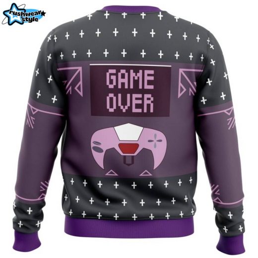 Feng Min Gamer Cred Dead by Daylight Ugly Christmas Sweater Fun Holiday Design