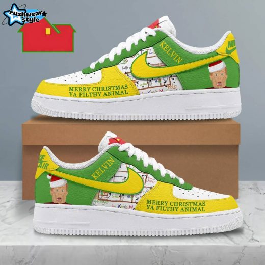 Home Alone Merry Christmas Ya Filthy Animal AF1 Sneakers Limited Edition