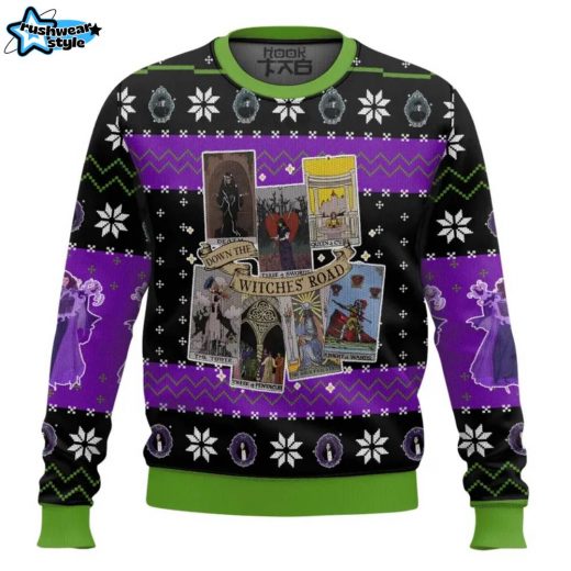 Agatha All Along Ugly Christmas Sweater – The Witches’ Road Marvel Xmas Gift