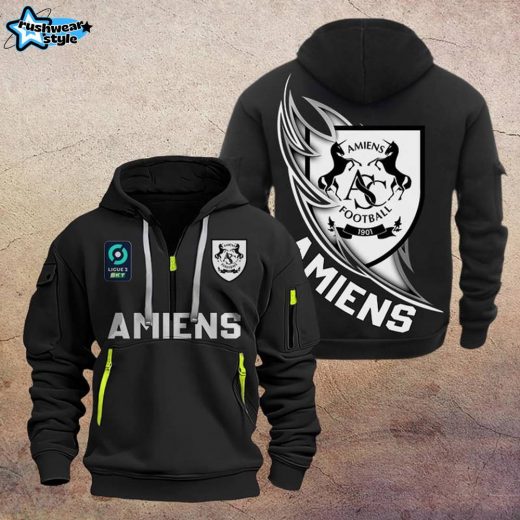 Amiens DMHT1206 Zip Hoodie – Amiens SC Football Hoodie