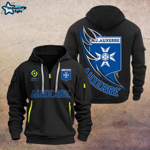 Auxerre DMHT1188 Zip Hoodie – AJ Auxerre Fan Clothing