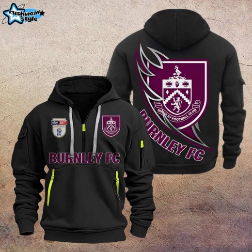 Burnley F.C DMHT1087 Zip Hoodie – Burnley Supporter Gear