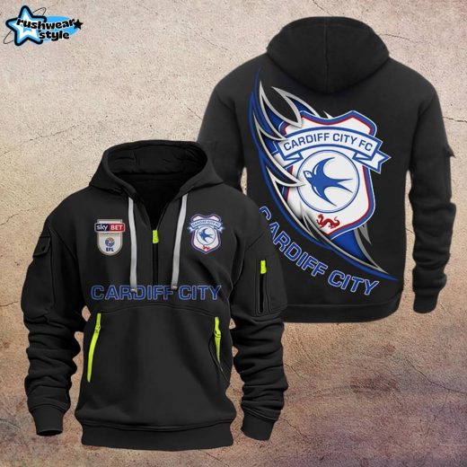 Cardiff City DMHT1088 Zip Hoodie – Cardiff Football Supporter Gear