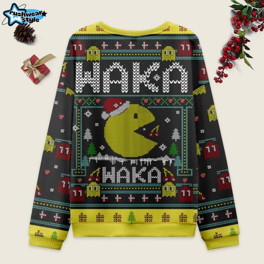 Christmas Arcade Ugly Christmas Sweater – Retro Gaming Holiday Style