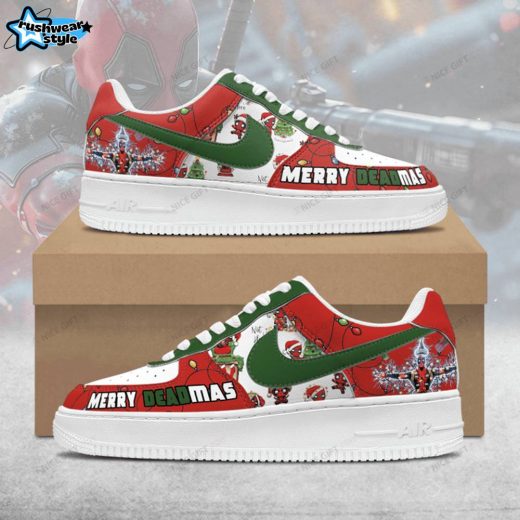 Deadpool Merry Deadmas AF1 Christmas Shoes