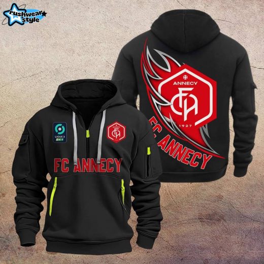 FC Annecy DMHT1213 Zip Hoodie – Annecy FC Fan Hoodie