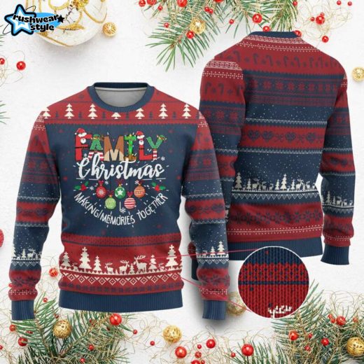 Family Matching Ugly Christmas Sweater – Making Holiday Memories Together