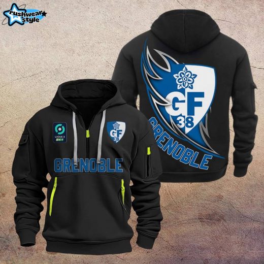 Grenoble DMHT1214 Zip Hoodie – Grenoble Foot Supporter Hoodie