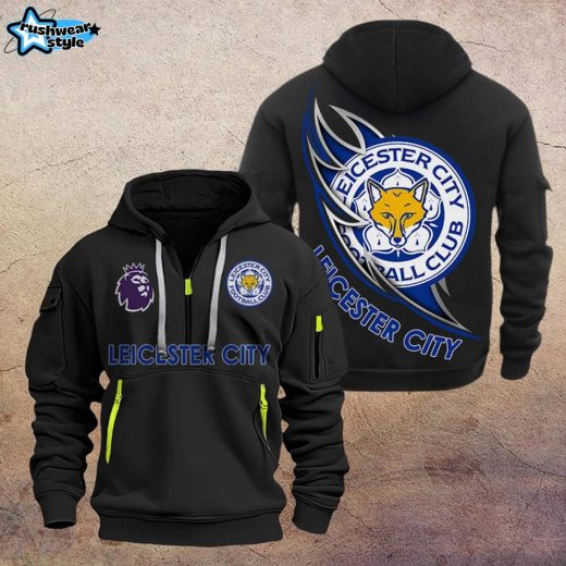 Leicester City DMHT1076 Zip Hoodie – Leicester Football Clothing