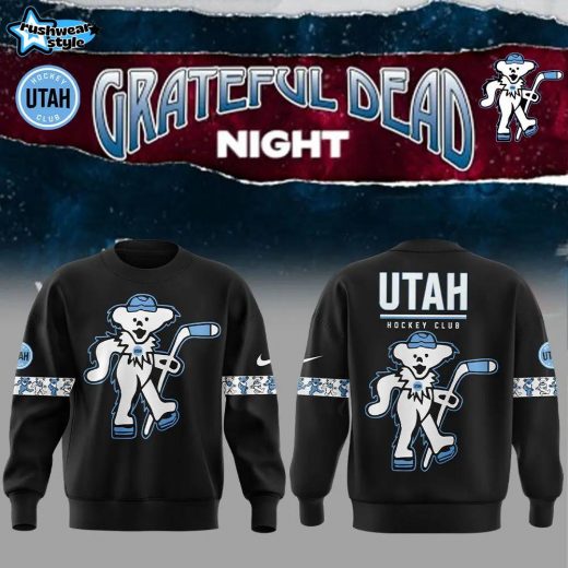 Limited Edition Nike Utah Hockey Grateful Dead Night Sweatshirt