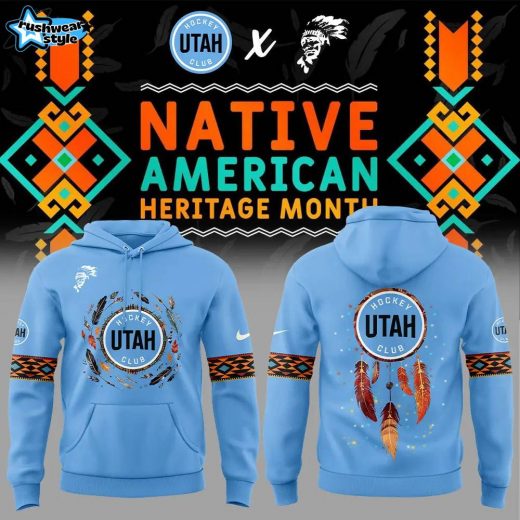 Limited Edition Nike Utah Hockey Native American Heritage Month Hoodie