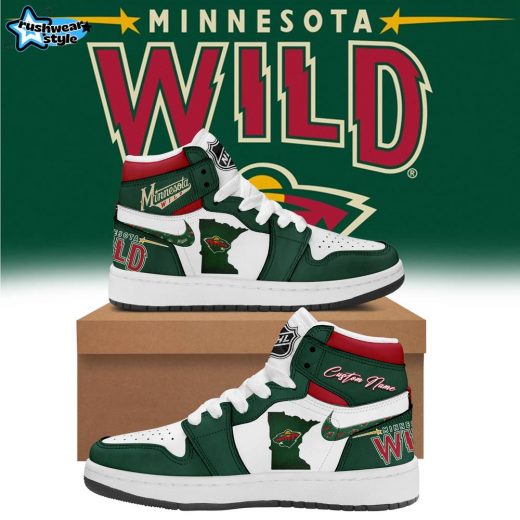 Limited NHL Minnesota Wild Hockey Team Air Jordan 1