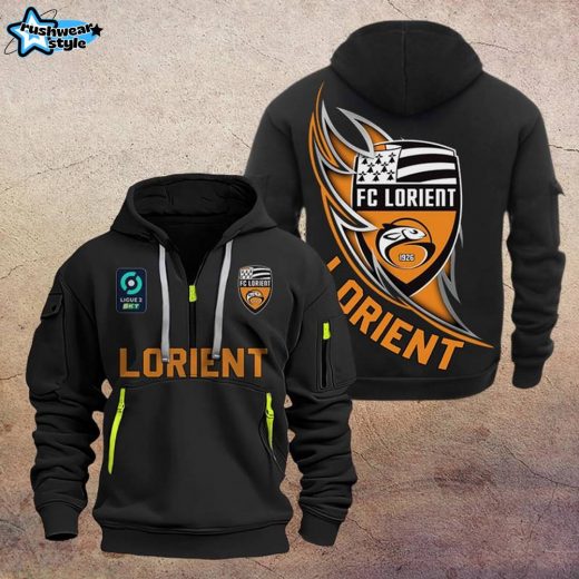 Lorient DMHT1208 Zip Hoodie – FC Lorient Football Apparel