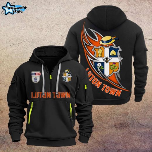 Luton Town DMHT1093 Zip Hoodie – Luton Supporter Apparel