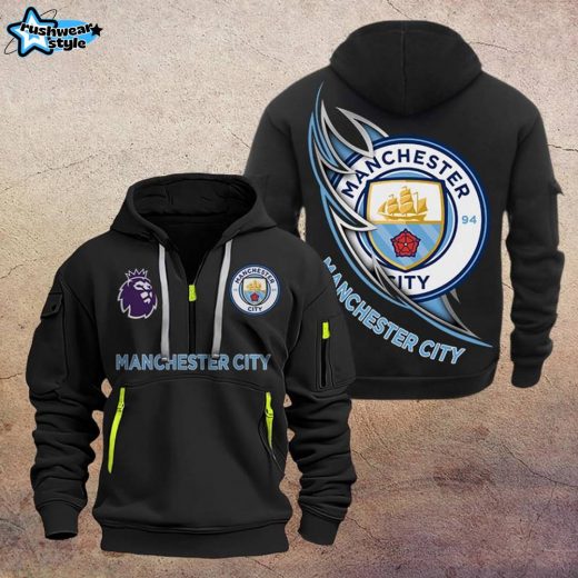 Manchester City F.C DMHT1077 Zip Hoodie – Man City Fan Hoodie