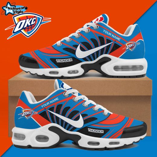 Oklahoma City Thunder Air Max Plus Sport Custom Sneakers – NBA Team Edition