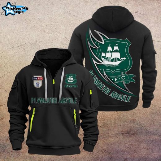 Plymouth Argyle DMHT1098 Zip Hoodie – Plymouth Supporter Gear