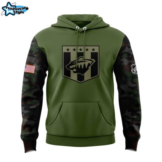 Special Military Apreciation NHL Minnesota Wild Hoodie