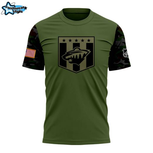 Special Military Apreciation NHL Minnesota Wild Tee