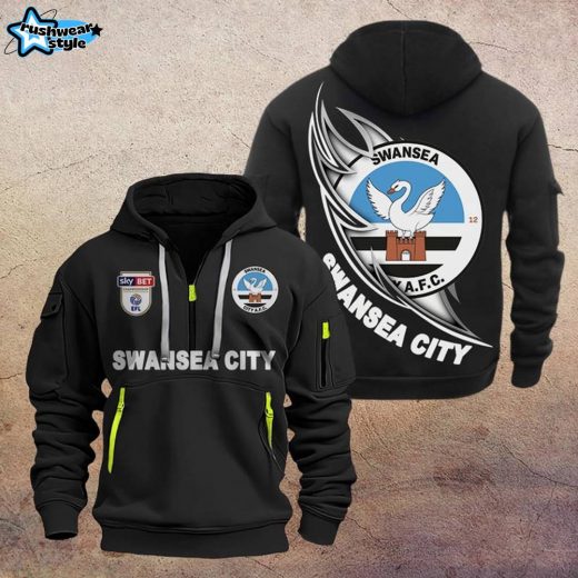 Swansea City DMHT1106 Zip Hoodie – Swansea Fan Hoodie